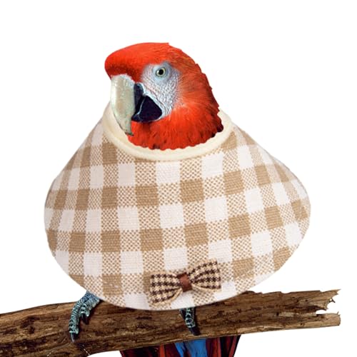 Halsband für Vögel - Anti-Peck Federkragen für Papageien, weicher Erholungskegel | Einstellbarer Erholungskegel, Vogelhals-Schutzkegel, Vogelkragen Pro von Generic