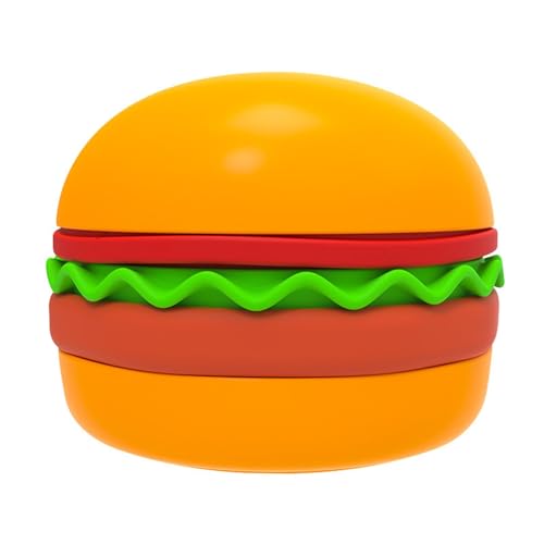 Hamburger Slow Food-Napf für Haustiere. Das Slow Food-Design löst das Problem der Überfütterung von Haustieren und sorgt für die nötige Pflege! Ffg894 (Orange, 15x11.5cm) von Generic
