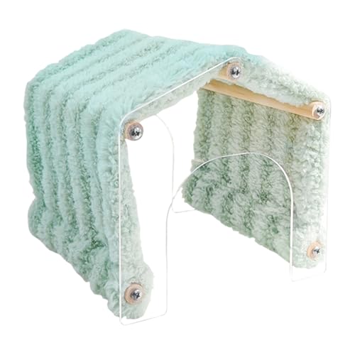 Hamster Hide Tunnel - Acryltür abnehmbares Tierhaut, Flexibler Pet Haven | Nützliche gemütliche Lebensraumdekoration, weicher heftiger Hedgehog -Verwendung zum Ausruhen, Spielen, Schlafen von Generic