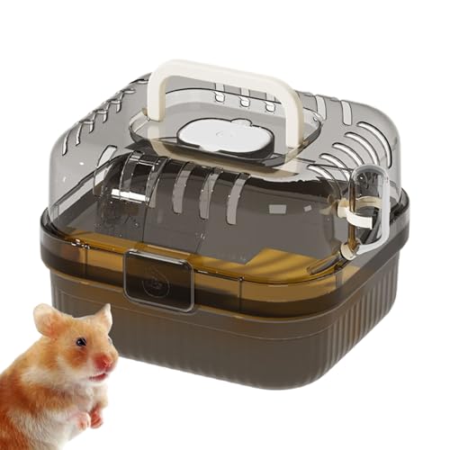 Hamster Reiseträger, Hamster Carrier Cage, Portable Travel Carrier, Im Freien tragbares Leichtgewicht belüftet mit einer Laufradtasche für Reisen Auto -Ausflüge Transportbesuch im Freien von Generic
