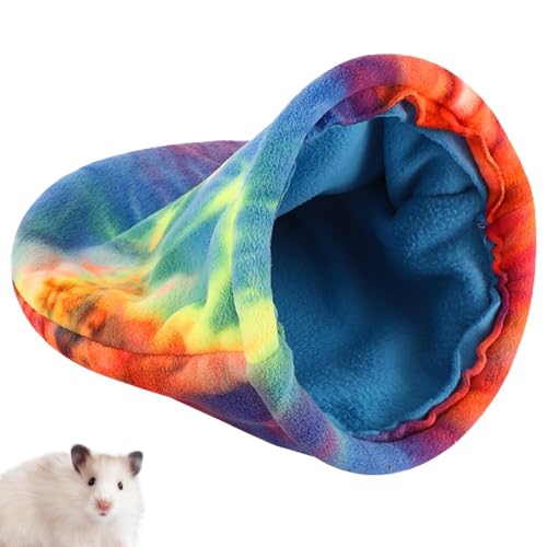 Hamster Schlafsack - Fleece Hamster Schlafsack, weicher Kuschelsack | Wintersack Käfignestbett, Allzweckwaschbarer lebendiger Tier aus Verstecktasche für Zuckergleiter Hamster Hamster Schlafsack - Fleece Hamster Schlafsack, weicher Kuschelsack | Wintersack Käfignestbett, Allzweckwaschbarer lebendiger Tier aus Verstecktasche für Zuckergleiter Hamster von Generic