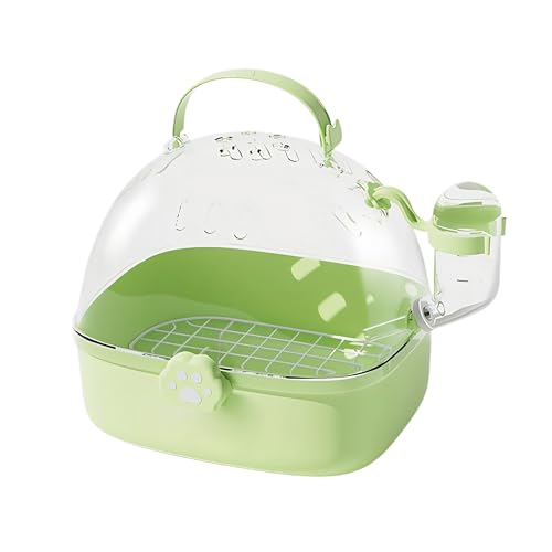 Hamsterkäfig - Haustierhamster mit Vorräten, Vogelreisekäfig, geräumiges Design mit Wasserflasche | Reiseträger für Sparrow -Ara Conures Chinchillas Guardies Cockatiels Shotettravel cage Supplies von Generic