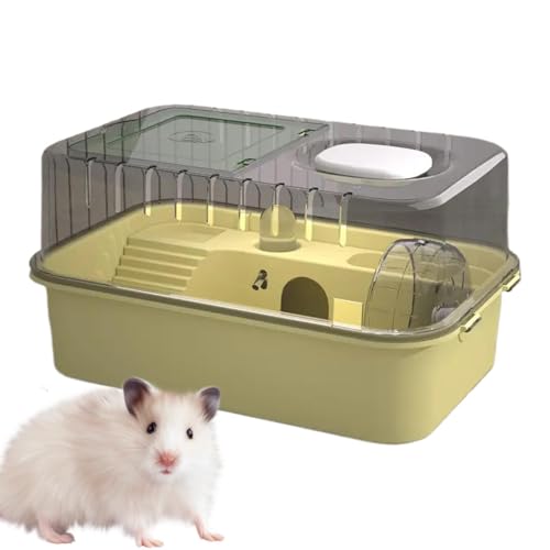 Hamsterkäfig – transparenter, doppelschichtiger großer Acrylkäfig, kleines Haustierhaus – geeignet für Hamster, Meerschweinchen, Mäuse und andere Kleintiere, leicht zu reinigen, leicht und tragbar, gr Hamsterkäfig – transparenter, doppelschichtiger großer Acrylkäfig, kleines Haustierhaus – geeignet für Hamster, Meerschweinchen, Mäuse und andere Kleintiere, leicht zu reinigen, leicht und tragbar, gr von Generic