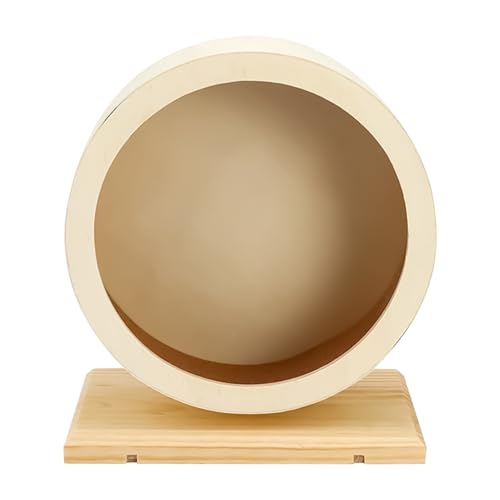Hamsterrad aus Holz, tragbar, leise, Igelrad, Hamsterzubehör, Holzspinner, Kleintierspielzeug, wiederverwendbares Übungszubehör, Haustierzubehör für Rennmäuse, Chinchilla, Mäuse, Igel Hamsterrad aus Holz, tragbar, leise, Igelrad, Hamsterzubehör, Holzspinner, Kleintierspielzeug, wiederverwendbares Übungszubehör, Haustierzubehör für Rennmäuse, Chinchilla, Mäuse, Igel von Generic