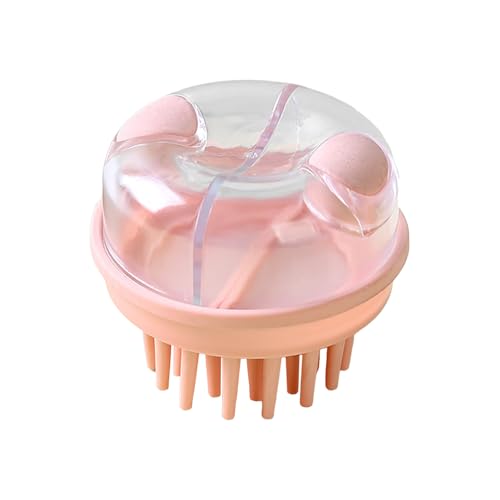 Haustier-Hunde-Shampoo-Massagebürste Massagekamm Fellpflege-Schrubber Duschbürste zum Baden Weiche Silikonbürsten Fellpflegebürste Badebürste für Katzen und Hunde Gr Nts149 (One Size) von Generic