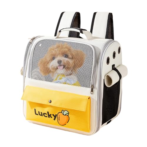 Haustier-Reisetrage, Haustiertrage-Rucksack | Haustierrucksack für Katzen - Haustier-Reisetrage mit großer Kapazität, Katzen-Rucksack-Tragetasche für kleine, mittelgroße Hunde, Welpen und Kleintiere Haustier-Reisetrage, Haustiertrage-Rucksack | Haustierrucksack für Katzen - Haustier-Reisetrage mit großer Kapazität, Katzen-Rucksack-Tragetasche für kleine, mittelgroße Hunde, Welpen und Kleintiere von Generic