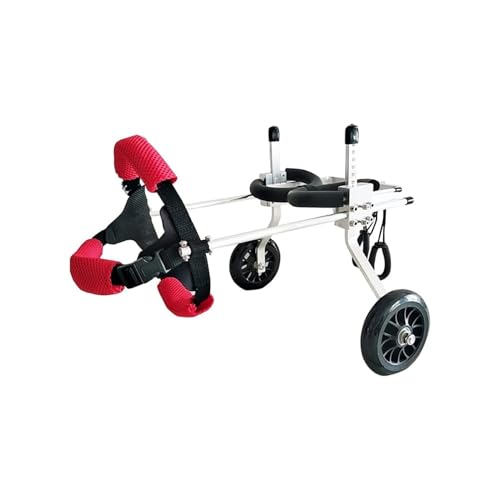 Haustier-Rollstuhl, Katzen- Und Hunde-Spazierwagen, Roller, Haustier-Hunde-Rollstuhl, Schwaches Gelähmtes Hinterbein, 2-Rad-Hinterrad-Hunde-Rollstuhl(M) von Generic