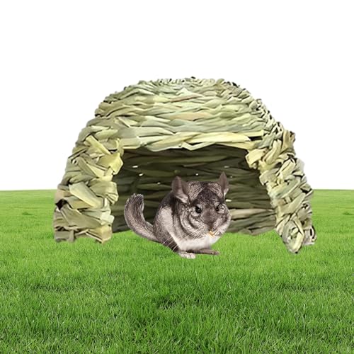 Haustier-Strohhaus – Kaninchen-Grashaus, Heubett-Spielhaus | Haustiersicherer Ruheplatz Für Meerschweinchen, Klappbetten, Mehrzweck-Kleintier-Spielversteck, Lebensraum-Dekoration Für Chinchillas Und Haustier-Strohhaus – Kaninchen-Grashaus, Heubett-Spielhaus | Haustiersicherer Ruheplatz Für Meerschweinchen, Klappbetten, Mehrzweck-Kleintier-Spielversteck, Lebensraum-Dekoration Für Chinchillas Und von Generic