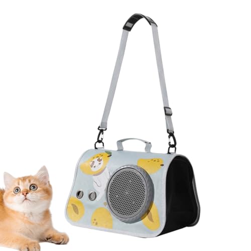 Haustier-Tragetasche für Katzen – Reise-Katzentragetasche | wasserdichte Tragetasche mit Schultergurt, atmungsaktiver Organizer für Teenager, Frauen, ältere Menschen, Männer und Erwachsene von Generic