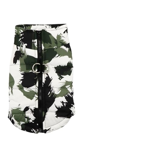Haustier-Winterkleidung, warme Jacken, Mäntel, wasserdichte Westen, kleine und mittelgroße Hunde (Black,5XL) von Generic