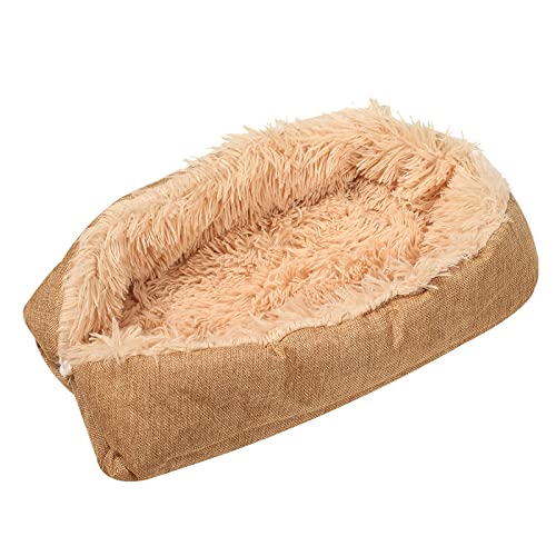 Haustierbetten Welpenbett Hundebox Matte Hundebox Pad Haustiermatte Haustiernest Doppelzweck Haustierbedarf Winter Warm Waschbar Plüsch Hundehütte Katzennest, 70 x 80 cm, 2 in 1 Champagnergelb Haustierbetten Welpenbett Hundebox Matte Hundebox Pad Haustiermatte Haustiernest Doppelzweck Haustierbedarf Winter Warm Waschbar Plüsch Hundehütte Katzennest, 70 x 80 cm, 2 in 1 Champagnergelb von Generic