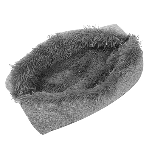 Haustierbetten Welpenbett Hundebox Matte Hundebox Pad Haustiermatte Haustiernest Doppelzweck Haustierbedarf Winter Warm Waschbar Plüsch Hundehütte Katzennest 50 x 60 cm, 2-in-1 Grau Haustierbetten Welpenbett Hundebox Matte Hundebox Pad Haustiermatte Haustiernest Doppelzweck Haustierbedarf Winter Warm Waschbar Plüsch Hundehütte Katzennest 50 x 60 cm, 2-in-1 Grau von Generic
