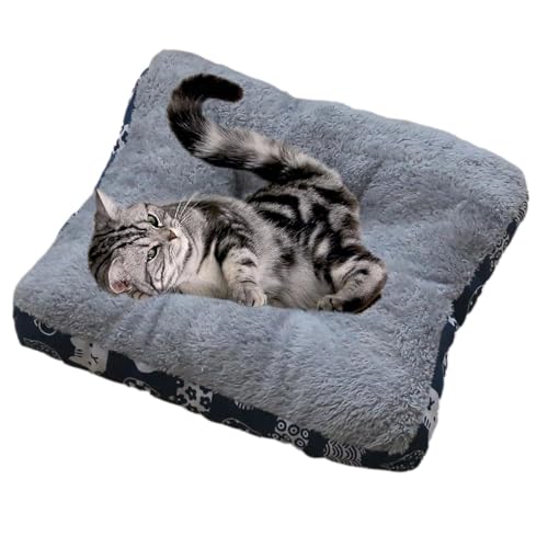Haustierbetten: Katzenbett, Plüsch-Hundebett | Langlebiges, gemütliches und flauschiges Hundekissen | Warmes Schlafkissen für Hunde mit rutschfester Unterseite Haustierbetten: Katzenbett, Plüsch-Hundebett | Langlebiges, gemütliches und flauschiges Hundekissen | Warmes Schlafkissen für Hunde mit rutschfester Unterseite von Generic