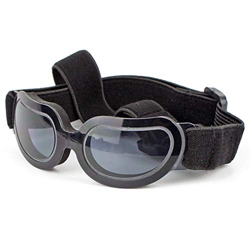 Haustierbrille Sonnenbrille Stilvoller und lustiges Haustier/Hundewelpe-Goggles Sonnenbrillen wasserdichter Schutz Sonnenbrille für Hund (Color : Svart) von Generic