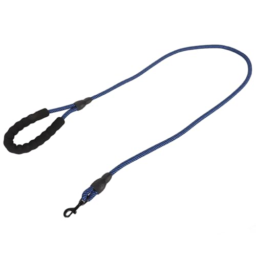 Haustierhund -Leine, Haltbarkeit Explosion Beweise Hunde Seil Leine 360 ​​Grad Hakenschnalle für Wanderungen für Garten Bewegung (1,2 * 120 cm) von Generic