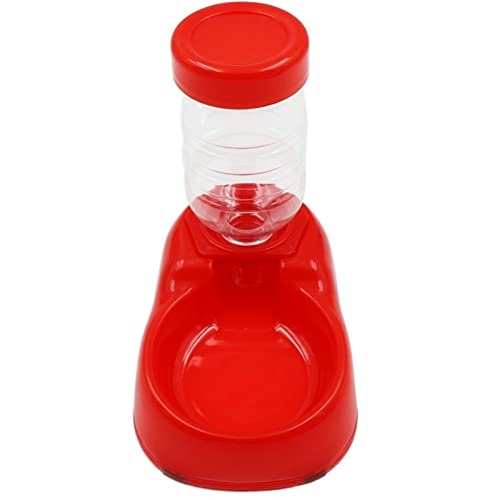 Haustiernapf, automatischer Trinknapf, Haustier-Trinkgerät (Farbe: Rojo, Größe: 22 cm) von Generic