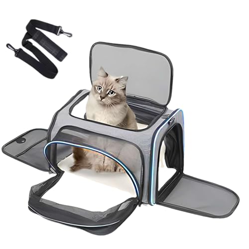 Haustiertransportboxen für Katzen, Hundereisetasche,Multifunktionale faltbare Haustier-Tragetasche - Langlebige Hundetasche zum Spazierengehen, Schlafen, Ausruhen, tragbare Transportbox für das täglic Haustiertransportboxen für Katzen, Hundereisetasche,Multifunktionale faltbare Haustier-Tragetasche - Langlebige Hundetasche zum Spazierengehen, Schlafen, Ausruhen, tragbare Transportbox für das täglic von Generic