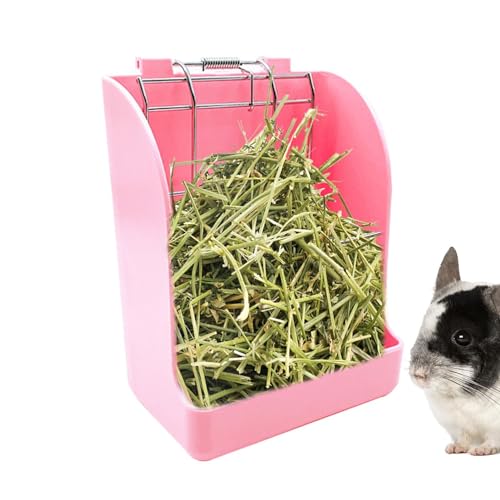 Heuraufe - Heuraufe für Kaninchen und Meerschweinchen | Grashalter Futterständer Futterständer Selbstfütterung Spender für Kleintiere Häschen Heu Halter Käfig Zubehör für Haustiere Heuraufe - Heuraufe für Kaninchen und Meerschweinchen | Grashalter Futterständer Futterständer Selbstfütterung Spender für Kleintiere Häschen Heu Halter Käfig Zubehör für Haustiere von Generic