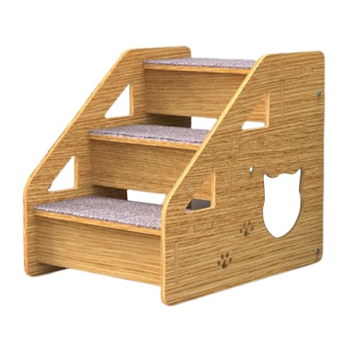 Hochbetten Pet Treppe: Holz PEET Bed Sasps, 3 Stufen Hunderampe für Bett | Zugangsleiter zum Hundebett Die Kein Rutschen ist, Kletterstufen Hochbetten Pet Treppe: Holz PEET Bed Sasps, 3 Stufen Hunderampe für Bett | Zugangsleiter zum Hundebett Die Kein Rutschen ist, Kletterstufen von Generic