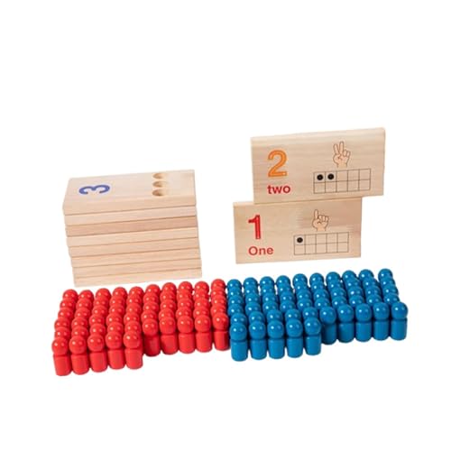 Holz Zählstiftbrett Zahlenzählspielzeug für Kinder Geschenke für 3 4 5 Jahre Alt Holz Zählstiftbrett Zahlenzählspielzeug für Kinder Geschenke für 3 4 5 Jahre Alt von Generic