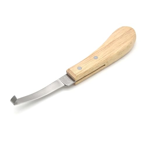 Horse Farrier Hoof Trimmer Tool - Kopfschneider mit scharfen Kanten, Holzgriff Pferdepflege Hufpflege ergonomische Trimmen verbessern die Gesundheit Ihres Pferdes von Generic