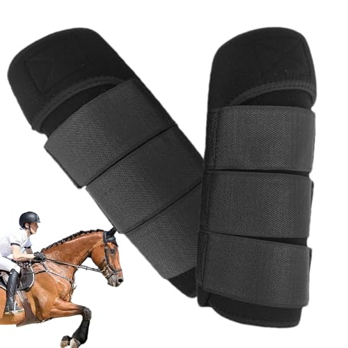 Horse Leg Guard - Sehne Stiefel, Fliege Leg Guards | Professional Animal Boot Wrap, weiche komfortable Legging Wraps Protector, Convenient Wraps Protector für offizielle Wettbewerbe tägliches Tr von Generic