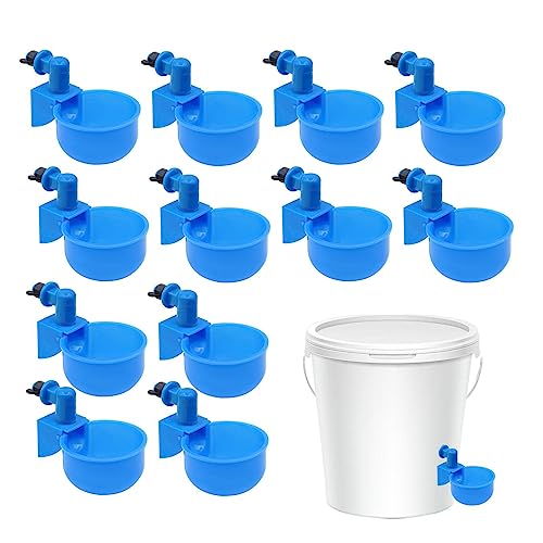 Hühner-Wasserbecher | Wasser-Futternapf für Geflügel | sicher zu verwenden Fütterungszubehör für Enten, Hühner, Vögel und Truthähne Hühner-Wasserbecher | Wasser-Futternapf für Geflügel | sicher zu verwenden Fütterungszubehör für Enten, Hühner, Vögel und Truthähne von Generic
