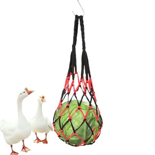 Hühnerfrucht-Futterstation, Hühner-Leckerli-Futterwerkzeug mit Haken, Geflügel Hühnerstall Spielzeug, Hühnergemüse Schnur Tasche, Automatische Entchen Tauben Feeder Tränke Set Hühnerfrucht-Futterstation, Hühner-Leckerli-Futterwerkzeug mit Haken, Geflügel Hühnerstall Spielzeug, Hühnergemüse Schnur Tasche, Automatische Entchen Tauben Feeder Tränke Set von Generic