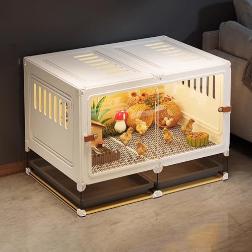 Hühnerställe Mit Verschlüsselten Fußpolstern, Rutin-Hühnerzuchtbox, Wachtelkäfig, Großes Entenhaus, Transparente Sicht, Großer Raum, DIY-Montage, Verbessertes Schiebetürdesign(70 * 45 * 45CM) Hühnerställe Mit Verschlüsselten Fußpolstern, Rutin-Hühnerzuchtbox, Wachtelkäfig, Großes Entenhaus, Transparente Sicht, Großer Raum, DIY-Montage, Verbessertes Schiebetürdesign(70 * 45 * 45CM) von Generic