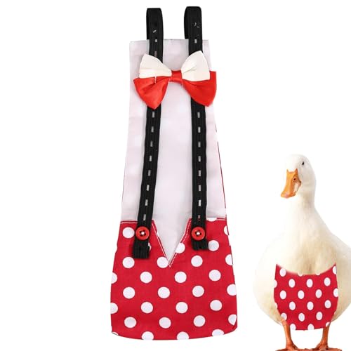 Hühnerwindeln für Hühner, Entenwindeln für Enten - Geflügelwindeln für Haustiere,Wiederverwendbare Entenwindeln mit Fliege, waschbarer, bedruckter Stoff, Haustier- und Geflügelwindeln Hühnerwindeln für Hühner, Entenwindeln für Enten - Geflügelwindeln für Haustiere,Wiederverwendbare Entenwindeln mit Fliege, waschbarer, bedruckter Stoff, Haustier- und Geflügelwindeln von Generic