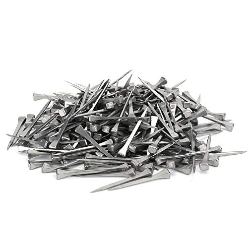Hufeisennägel, 250 Stück Stahl-Hufnägel Zur Sicherung von Hufnägeln, Hufnägel, Reparaturwerkzeuge für Pferdehufe, E5-Zubehör, Pferdebedarf für Pferderennen, Training, Reiten, Sport von Generic