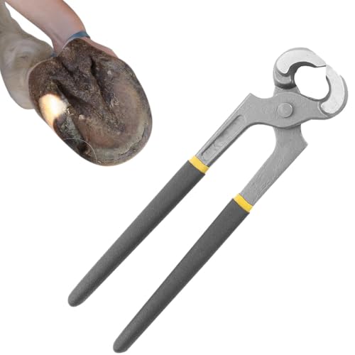 Hufeisenzange – Hufeisenzange, multifunktionales Hufschmied-Werkzeug | Nussknacker mit stumpfer Oberfläche, Pony-Werkzeug aus Vanadiumstahl, Robustes Werkzeug zum Trimmen von Pferdehufen Hufeisenzange – Hufeisenzange, multifunktionales Hufschmied-Werkzeug | Nussknacker mit stumpfer Oberfläche, Pony-Werkzeug aus Vanadiumstahl, Robustes Werkzeug zum Trimmen von Pferdehufen von Generic