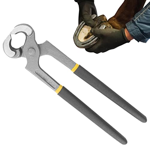 Hufschmiedzangen | Professionelle, wertvolle Hufschmied-Werkzeuge – Ponys-Vanadium-Stahl-Hufschmied-Werkzeug mit mattem Finish zur Verwendung als Nussknacker Hufschmiedzangen | Professionelle, wertvolle Hufschmied-Werkzeuge – Ponys-Vanadium-Stahl-Hufschmied-Werkzeug mit mattem Finish zur Verwendung als Nussknacker von Generic