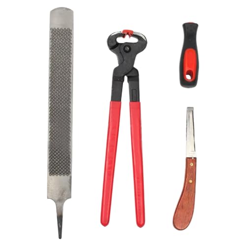 Hufschneider - Detaillierungswerkzeuge Für Pony, Gleitende Professionelle Nagelpalmen -Set Für | Hufnagelwerkzeug Hufpflegewerkzeug, Vieh, Scheune, Pflege, Scher Federbelastung von Generic