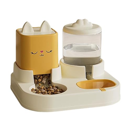 Hund Wasserfutterspender, Niedliche Große Kapazität Hund Feeder Große Kapazität Hund Wasserspender Und Futterbehälter, Pet Feeder Und Wasserspender, Doppelschalen Mit Automatischer Trinkflasche Hund Wasserfutterspender, Niedliche Große Kapazität Hund Feeder Große Kapazität Hund Wasserspender Und Futterbehälter, Pet Feeder Und Wasserspender, Doppelschalen Mit Automatischer Trinkflasche von Generic