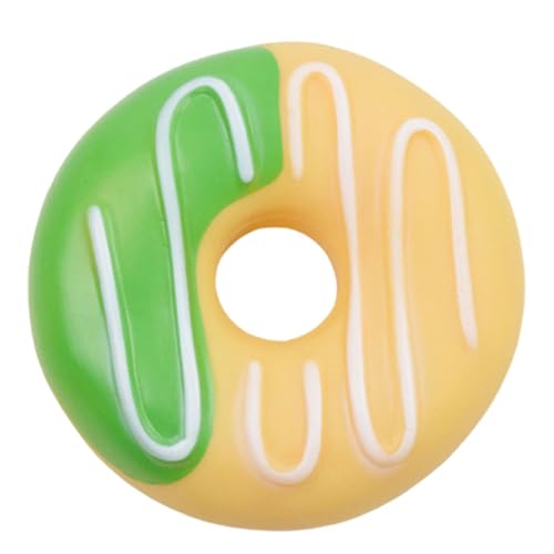 Hunde-Donut-Beißspielzeug - Kauspielzeug für Hunde mit Quietschern, Welpenspielzeug, Kauspielzeug für Hunde, Kauspielzeug für Hunde, interaktives Haustierspielzeug für Aggressive Kauer Hunde-Donut-Beißspielzeug - Kauspielzeug für Hunde mit Quietschern, Welpenspielzeug, Kauspielzeug für Hunde, Kauspielzeug für Hunde, interaktives Haustierspielzeug für Aggressive Kauer von Generic