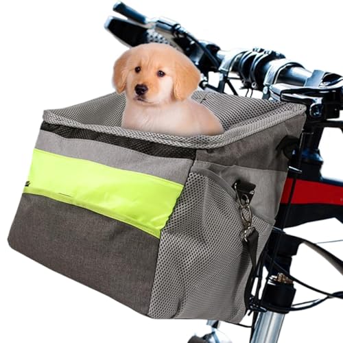 Hunde-Fahrradkorb – Haustierkorb-Fahrradaufsatz, Tragbare Reise-Hundetragetasche | Bequemer, Weicher Katzen-Fahrradsitz, Outdoor-Tragekäfig Für Kleintiere, Haustier-Reisezubehör Für Kleine Katzen Und Hunde-Fahrradkorb – Haustierkorb-Fahrradaufsatz, Tragbare Reise-Hundetragetasche | Bequemer, Weicher Katzen-Fahrradsitz, Outdoor-Tragekäfig Für Kleintiere, Haustier-Reisezubehör Für Kleine Katzen Und von Generic