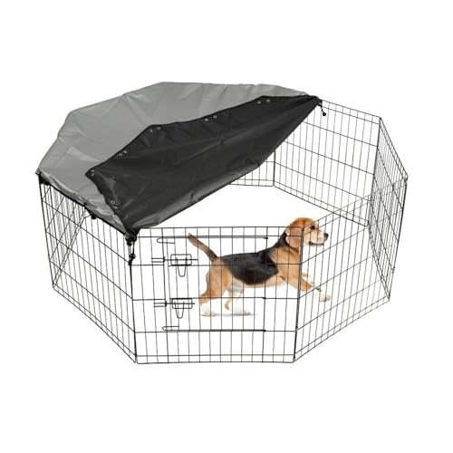 Hunde-Laufstall, geeignet für Hunde, Welpen, Katzen und Kaninchen, faltbar, ideal für den Innen- und Außenbereich, Welpenlaufstall (14 Stück) von Generic