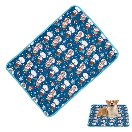 Hunde-Pinkel-Einlagen für Hunde, waschbare Hundebinden | 23,6 x 17,7 Zoll Weihnachten Thema Haustier Pipi Tampons | Auslaufsichere Einlagen für Welpen von Generic