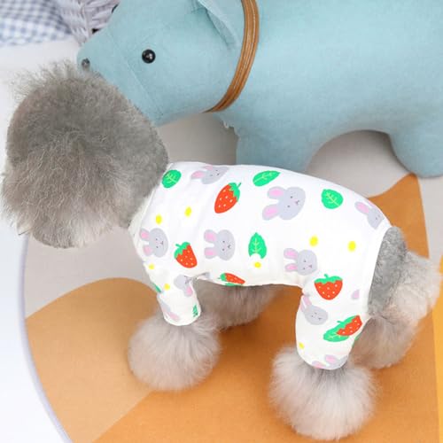 Hunde-Pyjama, Weicher Welpen-Pyjama für Teddy, Chihuahua, Yorkie (L) von Generic