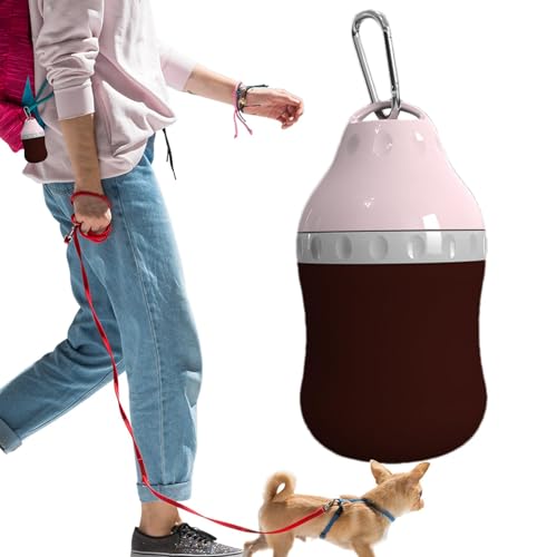 Hunde-Reise-Wasserflasche, mit Karabiner, Hundezubehör für kleine Hunde, 400 ml, gut dichtendes Haustier, Wasserspender, Hunde-Reisezubehör zum Trinken, Essen, Spazierengehen, Wandern Hunde-Reise-Wasserflasche, mit Karabiner, Hundezubehör für kleine Hunde, 400 ml, gut dichtendes Haustier, Wasserspender, Hunde-Reisezubehör zum Trinken, Essen, Spazierengehen, Wandern von Generic