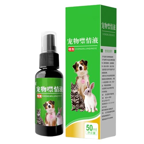 Hunde-Trainingsspray – 50 Ml, Kein Haustier-Spray, Haustier-Trainingsspray Für Emotionale Kontrolle, Sanftes Haustier-Trainingsspray, Haustiersicheres Anti-Kau-Spray, Verhaltenskontrollierendes Beruhi Hunde-Trainingsspray – 50 Ml, Kein Haustier-Spray, Haustier-Trainingsspray Für Emotionale Kontrolle, Sanftes Haustier-Trainingsspray, Haustiersicheres Anti-Kau-Spray, Verhaltenskontrollierendes Beruhi von Generic