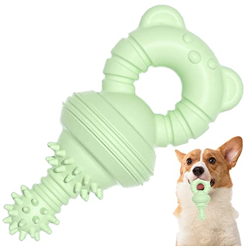 Hunde-Zahnbürste, Kaustab-Spielzeug, TPR-Gummi, Widerhaken, Schnuller-Form, unzerstörbares Hundespielzeug, Schnuller-Form, Hundespielzeug, langlebiges Hundespielzeug für kleine, mittelgroße Hunde von Generic