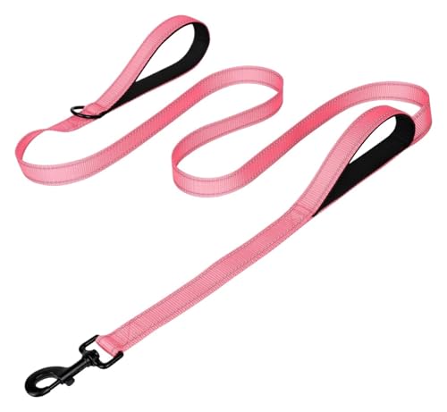 Hunde mit Doppelgriff, Reflexstreifen und Nachtleinen(Pink,150c) von Generic