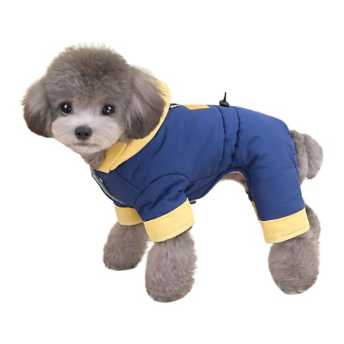 Hundebekleidung für kaltes Wetter, Winter-Hundebekleidung – winddichte gepolsterte Hundebekleidung | Weiche und dicke Hundebekleidung mit D-Ring, modische Kleidung im Lieferumfang enthalten von Generic