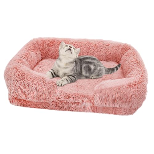 Hundebett, Plüsch-Hundesofa mit abnehmbarem Bezug, rutschfeste Hundesofa, waschbar, bequem, flauschiges Hundebett, Schlafsofa, beruhigende Katzenbettmatte, geeignet für mittelgroße kleine und große Hundebett, Plüsch-Hundesofa mit abnehmbarem Bezug, rutschfeste Hundesofa, waschbar, bequem, flauschiges Hundebett, Schlafsofa, beruhigende Katzenbettmatte, geeignet für mittelgroße kleine und große von Generic