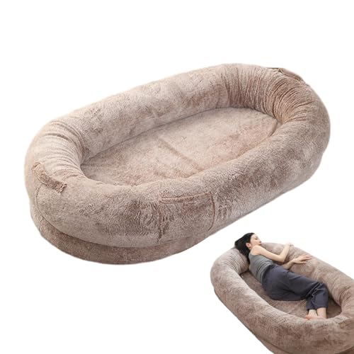 Hundebett für Erwachsene für Menschen, Hundebett, waschbar, menschliche Größe | waschbares Hundebett aus -Schaum, abnehmbarer Sitzsack für sitzende Personen Hundebett für Erwachsene für Menschen, Hundebett, waschbar, menschliche Größe | waschbares Hundebett aus -Schaum, abnehmbarer Sitzsack für sitzende Personen von Generic