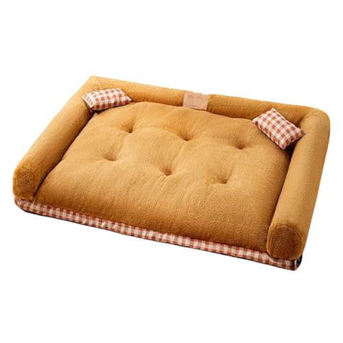 Hundebetten für große Hunde, Haustierbett mit rutschfester Unterseite, waschbares Hundebett mit abnehmbarem Bezug, Haustier-Couch-Bett mit Kissen für mittelgroße und große Hunde (84 x 70 x 14 cm, Hundebetten für große Hunde, Haustierbett mit rutschfester Unterseite, waschbares Hundebett mit abnehmbarem Bezug, Haustier-Couch-Bett mit Kissen für mittelgroße und große Hunde (84 x 70 x 14 cm, von Generic