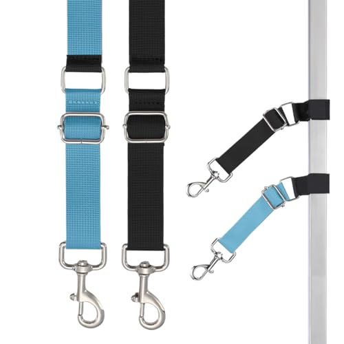 Hundefrisier-Gurtverlängerung - 2er Pack Verstellbarer Hundehaltegurt | Nylon-Ringverlängerung, Trimmen-Zubehör & Fixierseil Für Professionelle Tierpflege, Salons, Kliniken & Zuhause von Generic