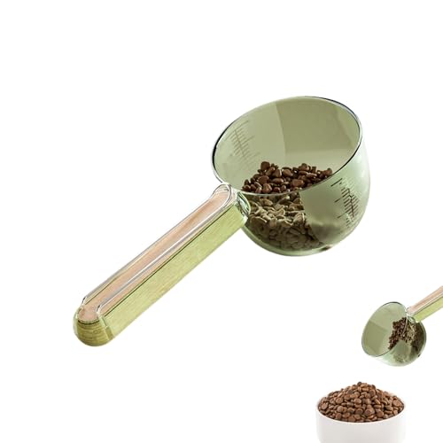 Hundefutter Scoop | Haustierfutter Scoop Messcup Cat Löffel | Versiegelungsclip-Design, Haustierversorgungen für trockene oder feuchte Lebensmittel, Reis, Mehl, Körnern, gut gestaltete Hundefuttermess von Generic